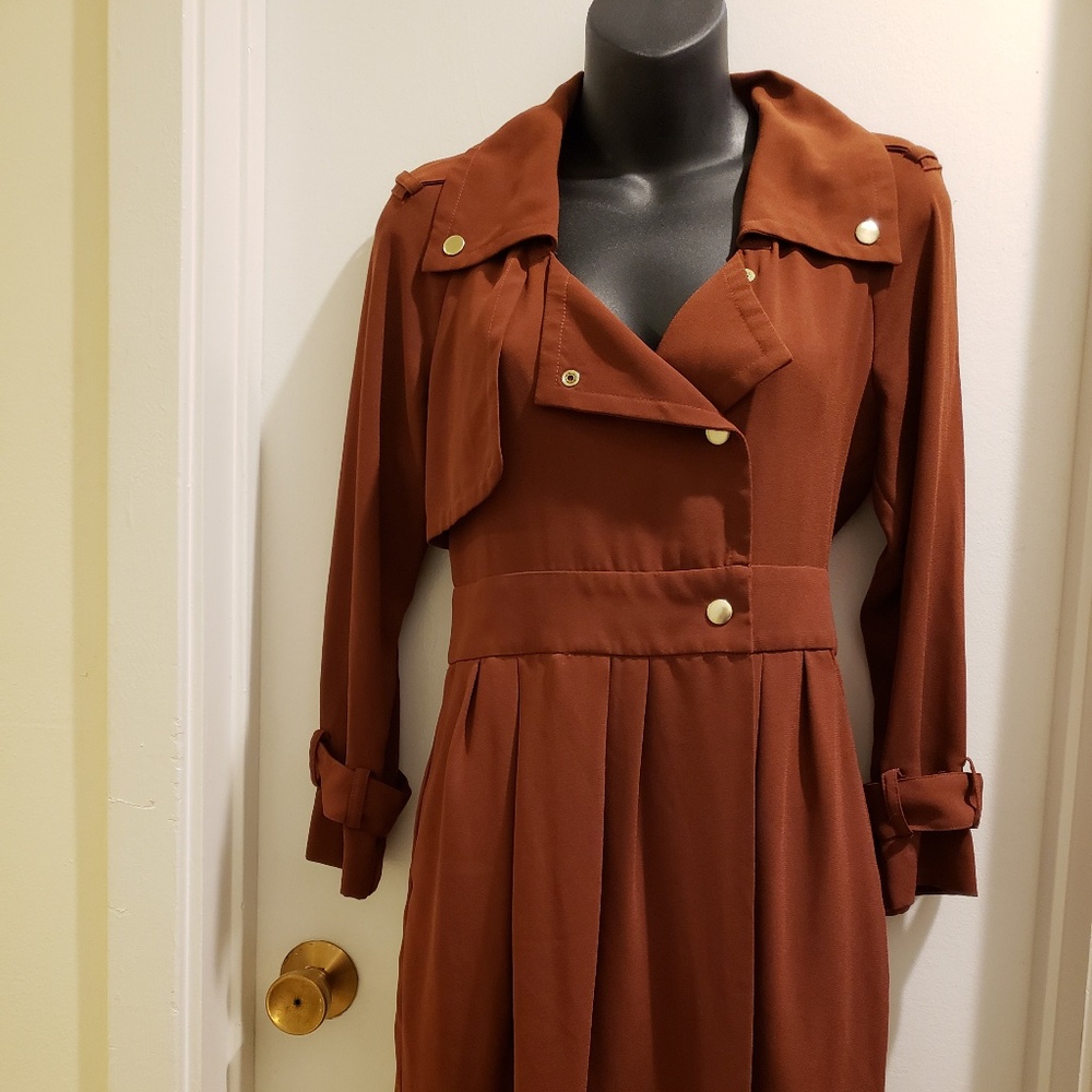 Fall Rust dress sz S NWOT